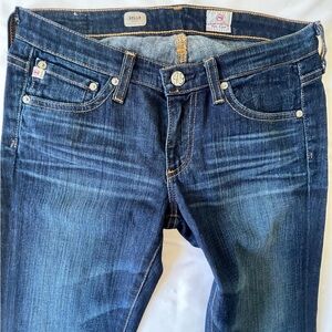 AG Adriano Goldschmied Women's bootcut Jeans in Dark Blue Wash